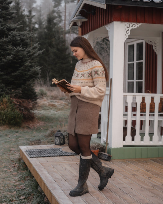 Cottage Core Sweater (digitale Strickanleitung)