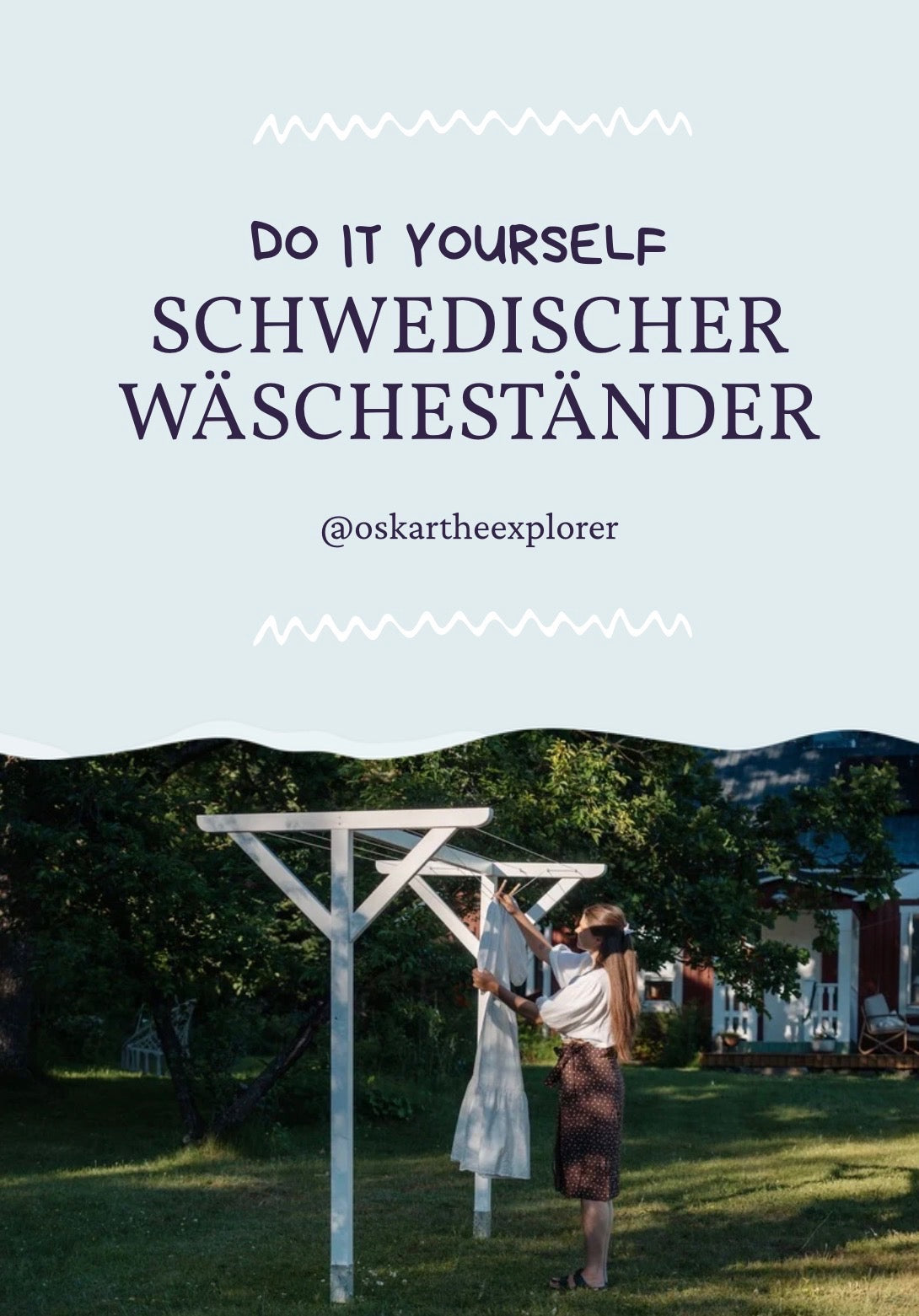 DIY Schwedischer Wäscheständer (digitale Bauanleitung)