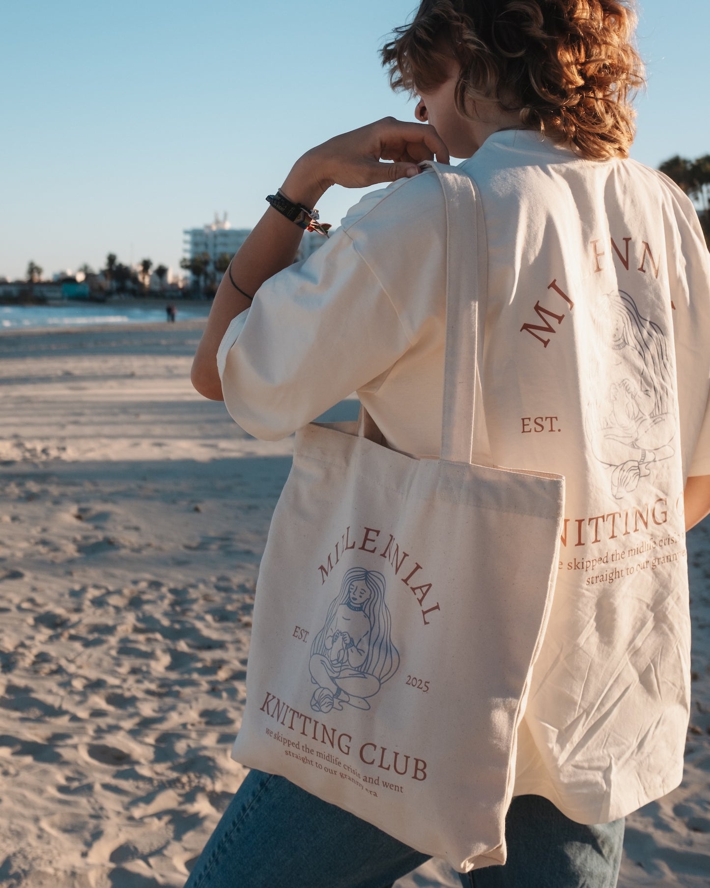 MILLENNIAL KNITTING CLUB Tote-Bag